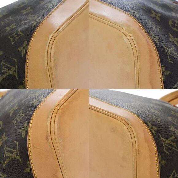 LOUIS VUITTON LV Logo Alma Hand Bag Monogram Leather Brown France - Picture 7 of 16